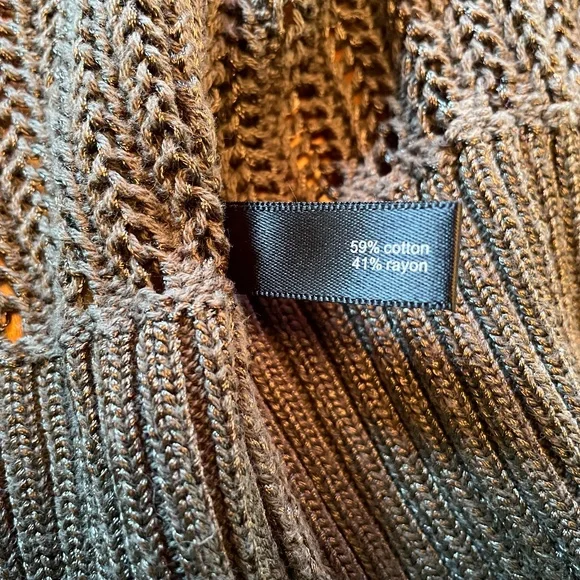 The Limited | Olive Green Cardigan 3/4 sleeves - Picture 4 of 7